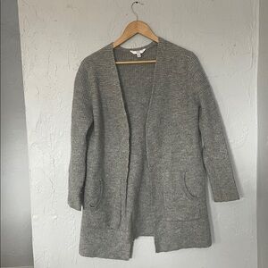Time and Tru Women's Gray Workwear Career Business Casual Knit Cardigan sz M